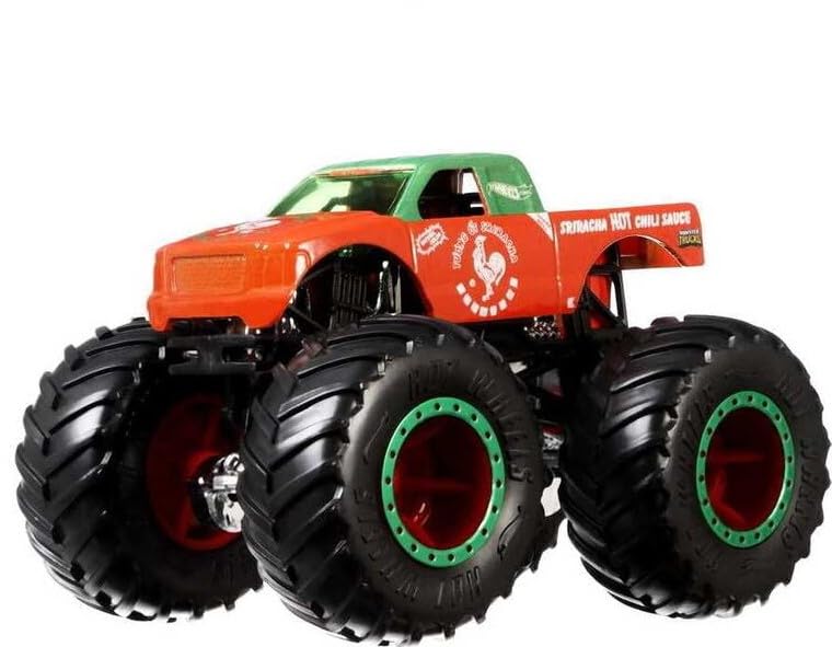 Hotwheels Monster Trucks Monster Portions Vs Sriracha, Demolition Doubles