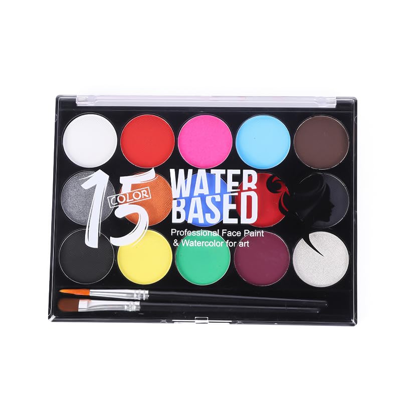 Water based colors painted body and face (WTCOLOR3)