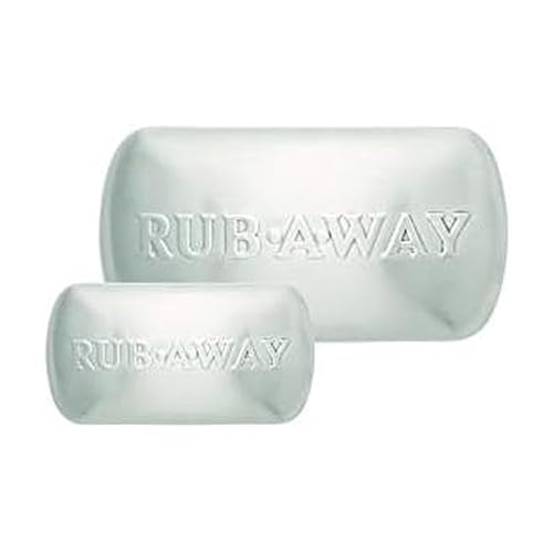 Amco Rub Away Bar, Stainless Steel Odor Absorber (2-Piece) - Dishwasher Safe Kitchen & Outdoor Essential for Garlic, Onion, Fishing, Hiking Odors