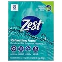 Zest 8-Bar Bath Size Soap, Aqua, 4 Ounce per bar, 8 bars, 32 Ounce