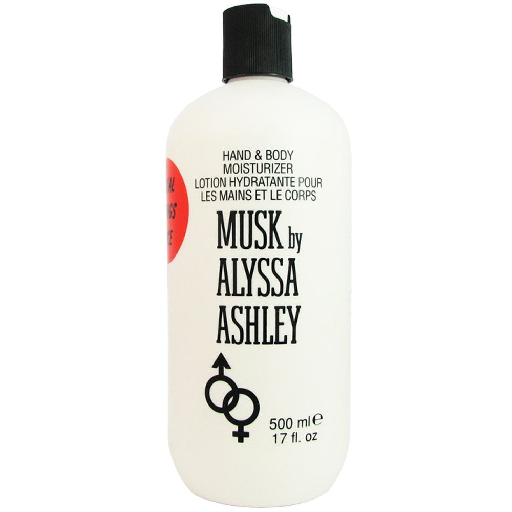 Alyssa Ashley Musk Hand Body Lotion - Hand Lotion for Dry Hands - Body Cream for Women and Men - Hydrating Cream for Smooth Skin - 16.9 oz