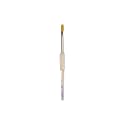 Soft-Grip Golden Taklon Shader Brush-Size 8 Fabric
