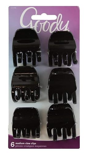 Goody Classics Blends, Half Claw Clip, 6 Count