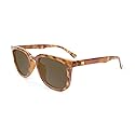 Knockaround Paso Robles Polarized Sunglasses for Women & Men - Impact Resistant Lenses & Full UV400 Protection, Blonde Tortoise Shell Frames/Brown