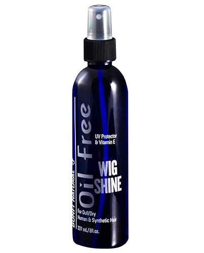 Bonfi Natural Oil-Free Wig Shine Spray, 8 Ounce - Set of Three Items