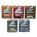 Hot Wheels Jurassic World 2022 Premium Pop Culture Complete 5 Car Diecast Set DLB45-946Q Release