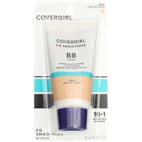 CoverGirl Smoothers SPF 15 Tinted Moisturizer, Fair To Light 805, 1.35-Ounce Packages (Pack of 2)