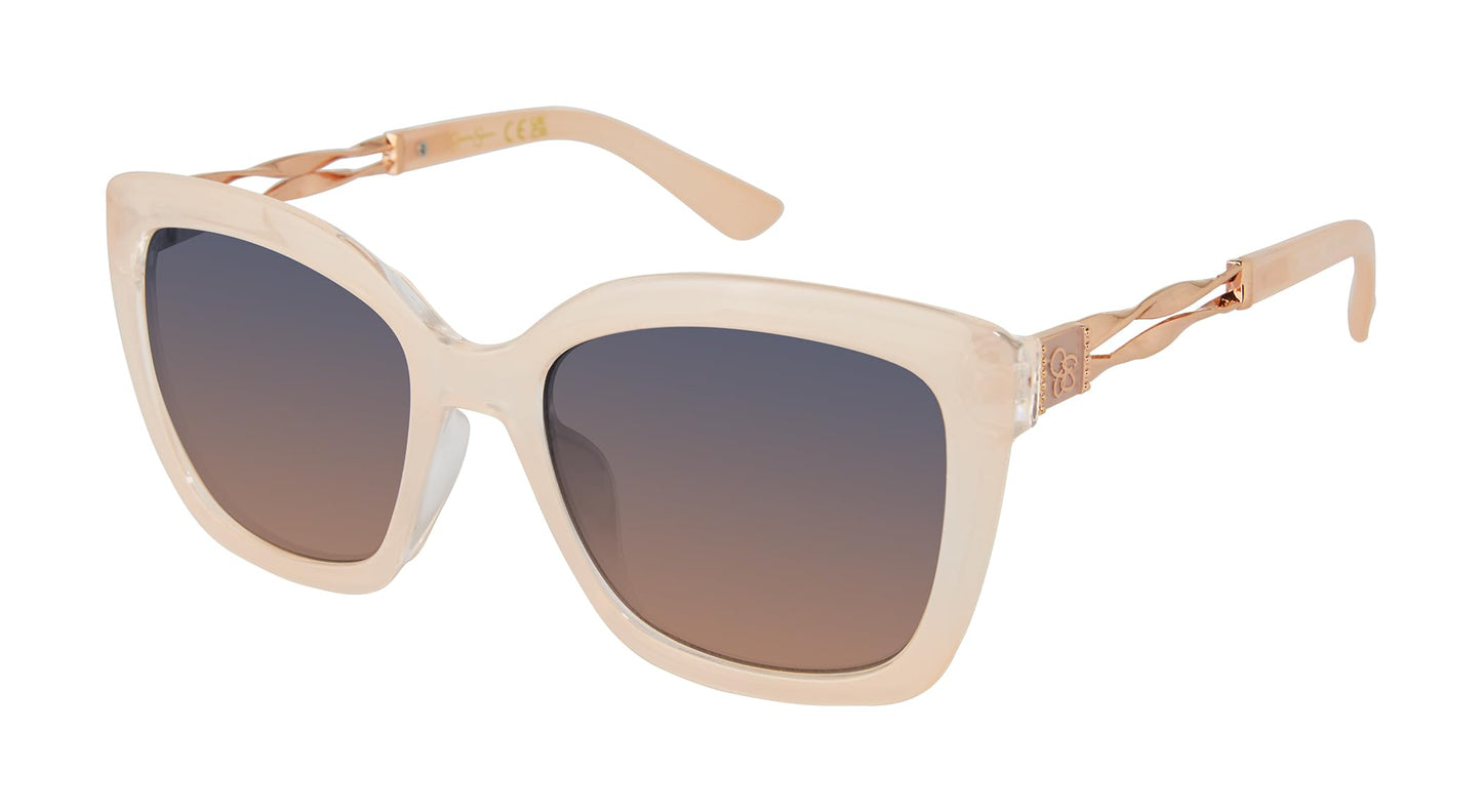 Jessica Simpson Womens J6203 Elegant Cat Eye Sunglasses With Uv400 Protection. Glam Gifts For 55 Mm, Nude, 55 Mm US