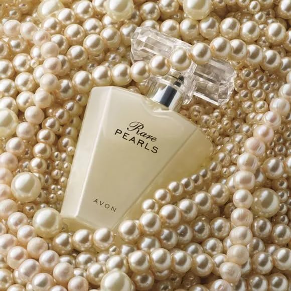 AVON Rare Pearls Eau De Parfum Spray for Women, 1.7 fl oz, Elegant Soft Floral Fragrance with Magnolia, White Pepper and Rosewood, Long Lasting