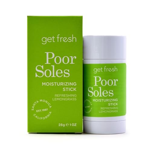 Get Fresh Poor Soles - Deeply Moisturizing Stick for Feet, Knees, and Elbows to Heal and Soften Dry Skin, with Shea Butter, Avocado Oil,