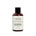 Cremo Cedar Forest Beard & Scruff Softener, Softens and Conditions Coarse Facial Hair of all Lengths in Just 30 Seconds, 6 Fluid Ounce