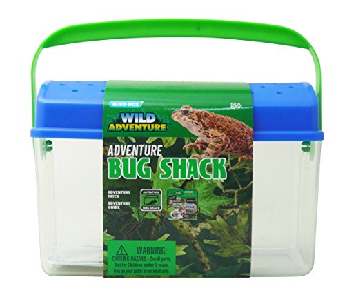 Wild Adventure Bug Catcher & Critter Shack – STEM Toy Habitat with Tweezers & Magnifying Glass for Indoor/Outdoor Insects, Ages 3+