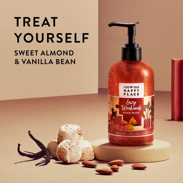 Find Your Happy Place Liquid Gel Hand Wash Lazy Weekends Sweet Almond And Vanilla Bean 9.5 fl oz