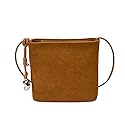 Mini Suede Bucket Bags for Women Suede Slouchy Shoulder Bag Crossbody Bags Vintage Fall Purse Hobo Handbag Work Travel (Brown)