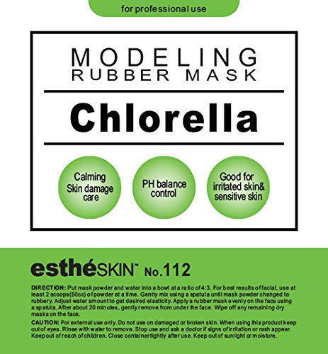 estheSKIN No.112 Chlorella Modeling Mask Powder for Professional Facial Treatment, 35 Oz. (1 pack)