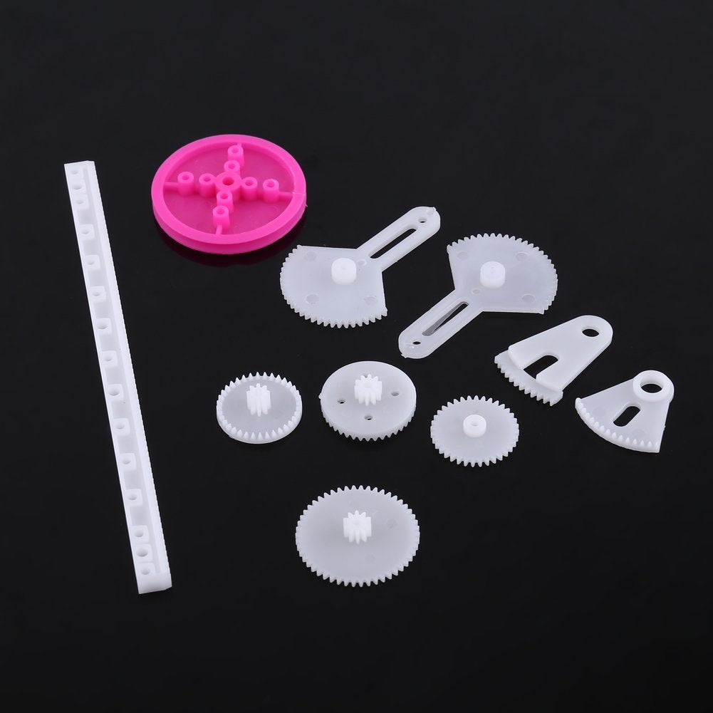 Hilitand Plastic Gears Set Pulley Belt Worm Kits Gear Set Robot Motor Car Toy for DIY Parts (85kinds)