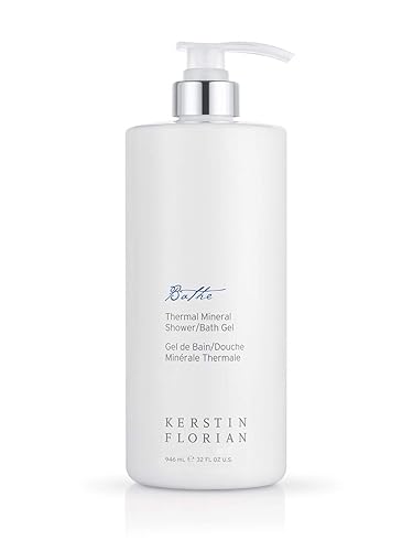 Kerstin Florian Thermal Mineral Shower and Bath Gel | Cleanse and Nourish Skin | Invigorating Mineral Body Wash | Use as Foaming Shower Gel or Bubble