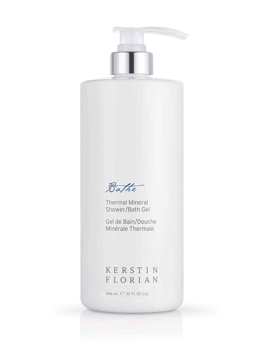 Kerstin Florian Thermal Mineral Shower and Bath Gel | Cleanse and Nourish Skin | Invigorating Mineral Body Wash | Use as Foaming Shower Gel or Bubble