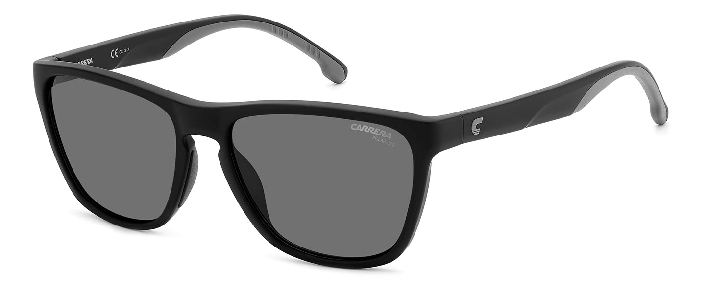 Carrera 8058/S Matte Black/Grey Polarized 56/17/145 unisex Sunglasses