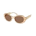 Tory Burch Sunglasses TY 7214 U 318173 Nude Stripe/Dark Brown Polyamide Standa