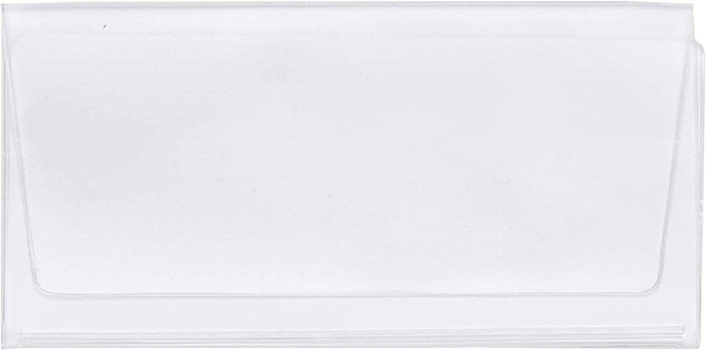 Set of 5 Heavy Duty Vinyl Checkbook Protector/Divider Trifold Wallet Inserts Made in USA