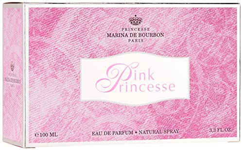 Marina de Bourbon Pink Princess Eau de Parfum Spray for Women, 3.3 Ounce