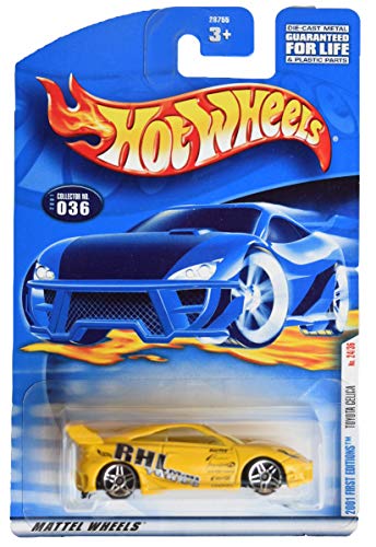 Hot Wheels 2001 First Editions -#24 Toyota Celica #2001-36 Collectible Collector Car Mattel 1:64 Scale