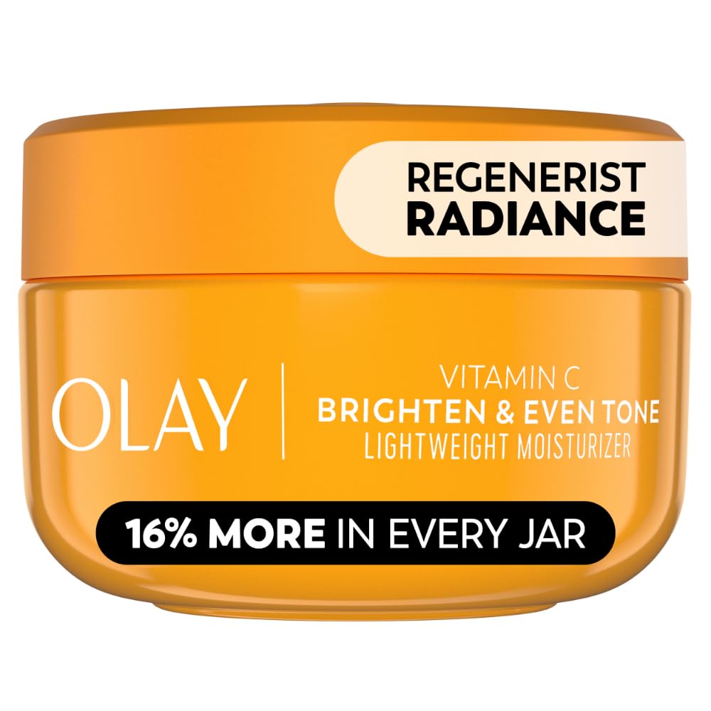 Olay Regenerist Radiance Vitamin C Face Moisturizer: Bright & Even Lightweight Cream for Women - Brightens, Hydrates, Evens Tone + Texture for Glowing