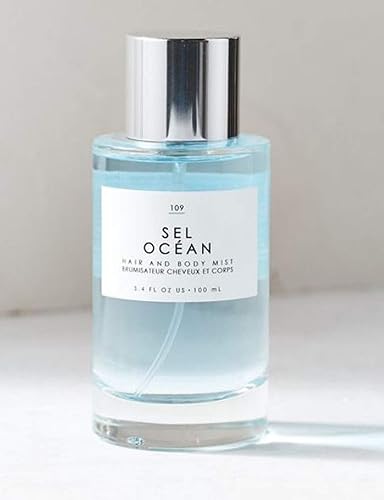 Gourmand Sel Ocean Hair + Body Mist 3.4 Fl.Oz! Blend Of Honeysuckle, Muguet And Pink sea salt! Perfumed Hair & Body Mist For All Day Long-Lasting