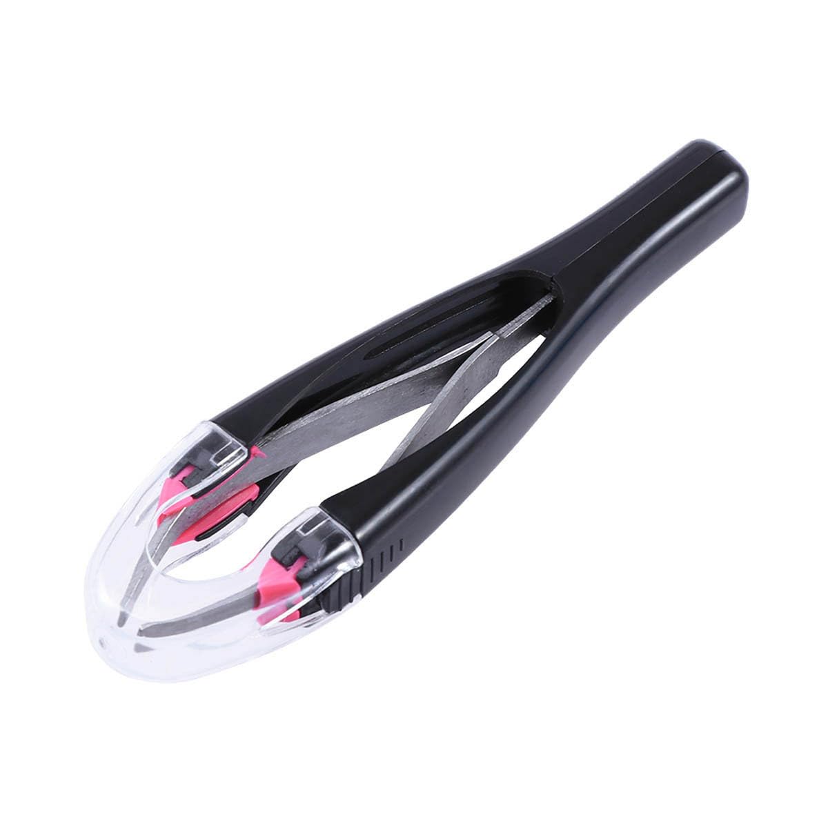 Lurrose Automatic Elastic Eyebrow Tweezer Retractable Tweezer for Eyebrow Removal (Color Random)
