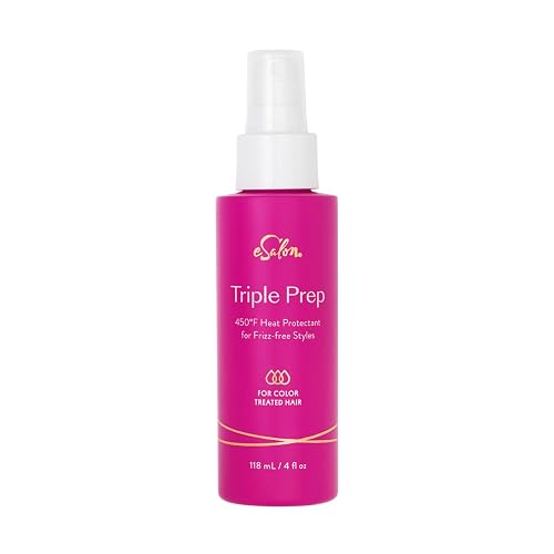eSalon Triple Prep, Heat-Activated Hair Protectant Spray 4 fl oz
