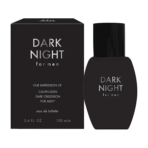 PREMIUS Dark Knight Impression Cologne for Men, Top Notes of Vanilla, Aromatic & Woody, Heart Notes of Musky, Powdery, Amber & Fruity Base Notes