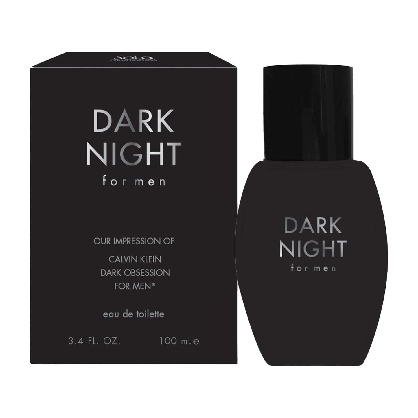 PREMIUS Dark Knight Impression Cologne for Men, Top Notes of Vanilla, Aromatic & Woody, Heart Notes of Musky, Powdery, Amber & Fruity Base Notes