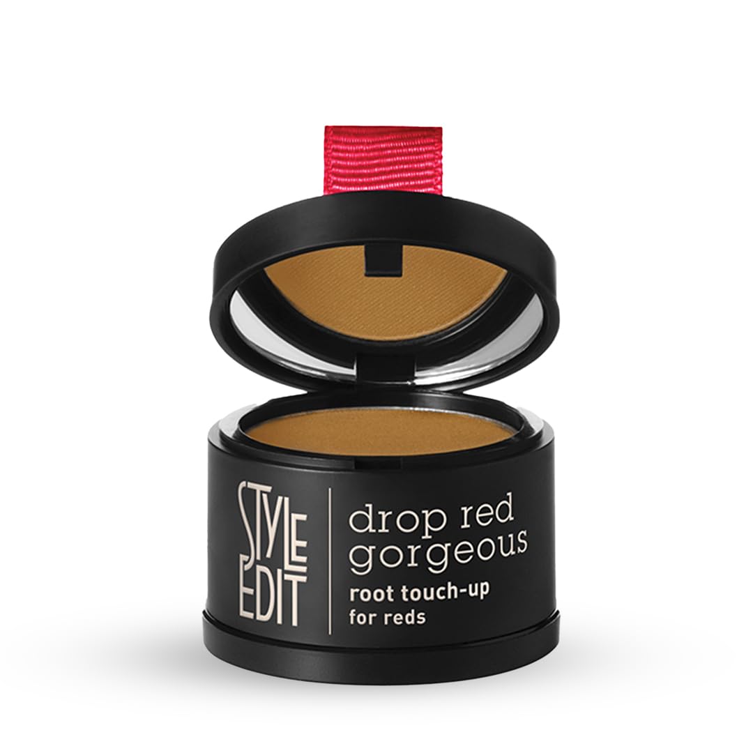 Style Edit Root Touch Up Powder | Temporary Hair Color for Gray Roots and Thinning Hair | Salon-Quality, Transfer-Resistant Hair Concealer | Light Beauty & Personal Care STYLE EDIT