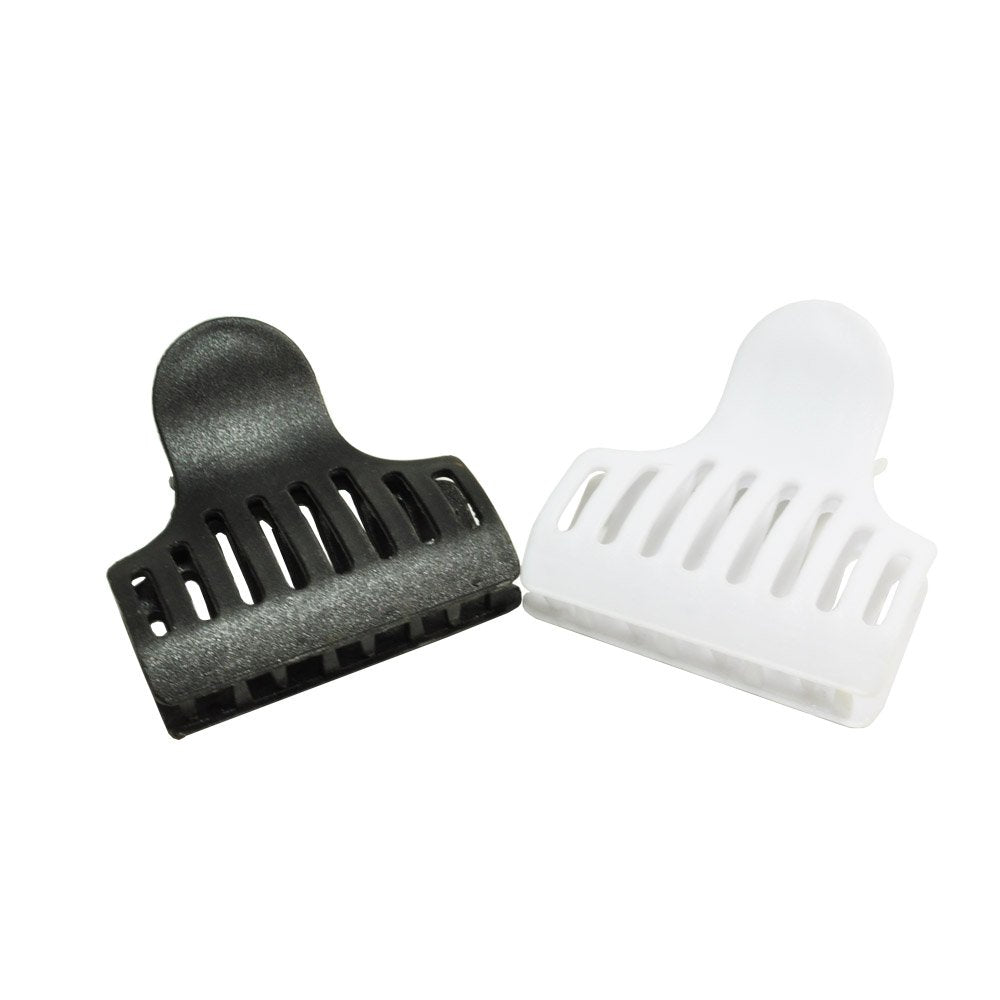 Diane D70C Vented Roller Clamps – Black and White, 6 Count (Pack of 1)