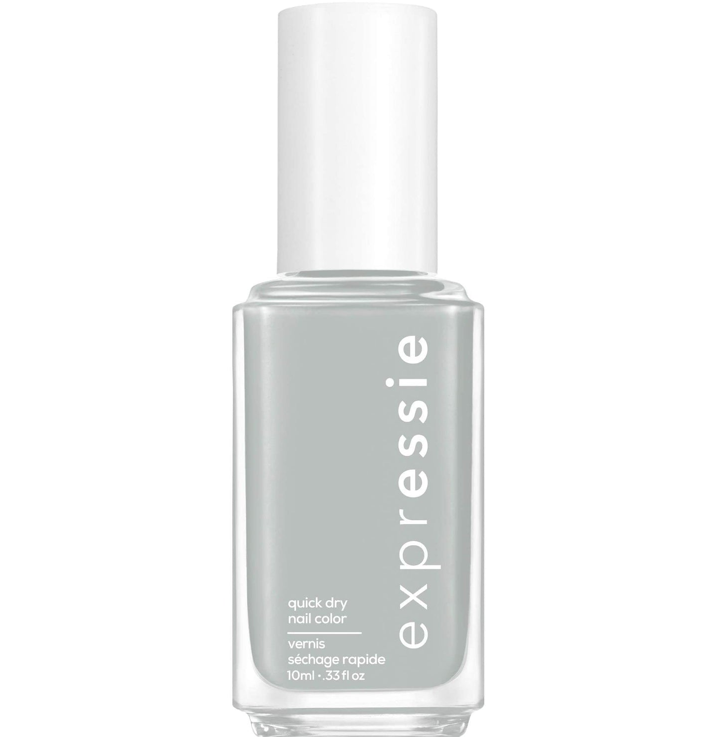 essie Expressie Nail Polish, Quick-Dry Light Gray Nail Polish, Vegan, In The Modem, 0.33 fl oz Beauty & Personal Care essie