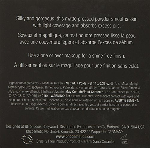BH Cosmetics Studio Pro Matte Finish Pressed Powder Shade 240