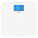 Escali High Capacity Anti-Slip Digital Bathroom Scale for Body Weight with Extra-High 562-lb Capacity, Batteries Included