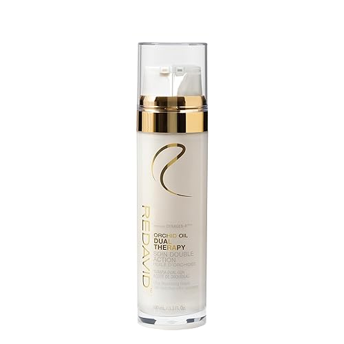 REDAVID Orchid Oil Dual Therapy Ultra Nourishing Repair - Luxury Hair Treatment made from Cymbidium Orchids for Damaged, Curly Hair - Clinically