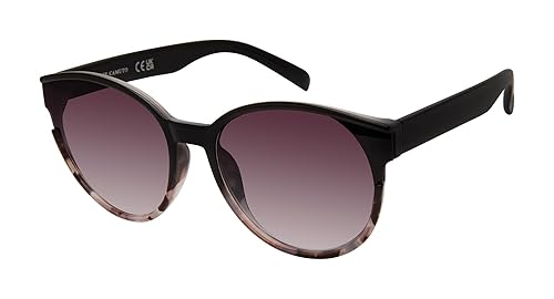 Vince Camuto Women's Retro Cat Eye Round Sunglasses, Black, 62 mm