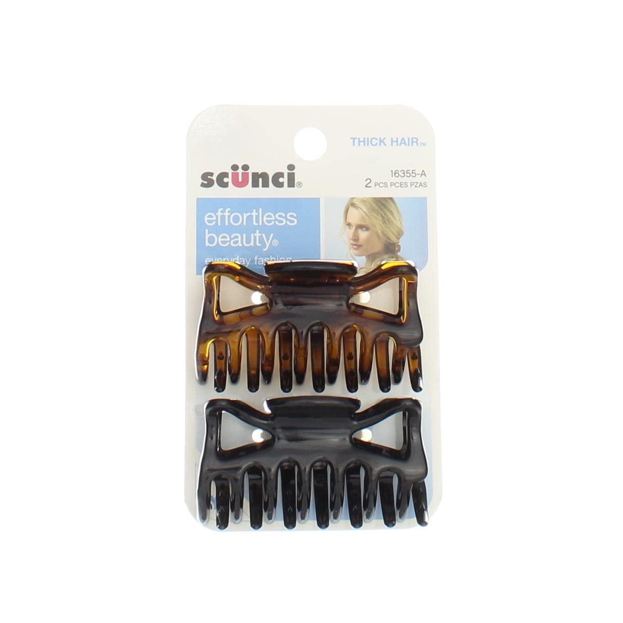 Scunc Jaw Clip Thickhair Size Ea
