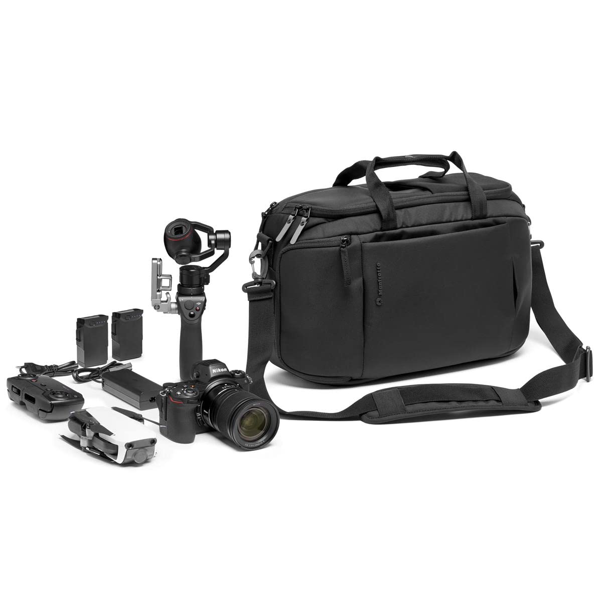 Manfrotto Advanced Hybrid III Professional Camera Backpack Suitable for Mirrorless Camera with Lenses and Laptop, Convertible to Shoulder Bag, with Tripod Mount and Removable Camera Unit