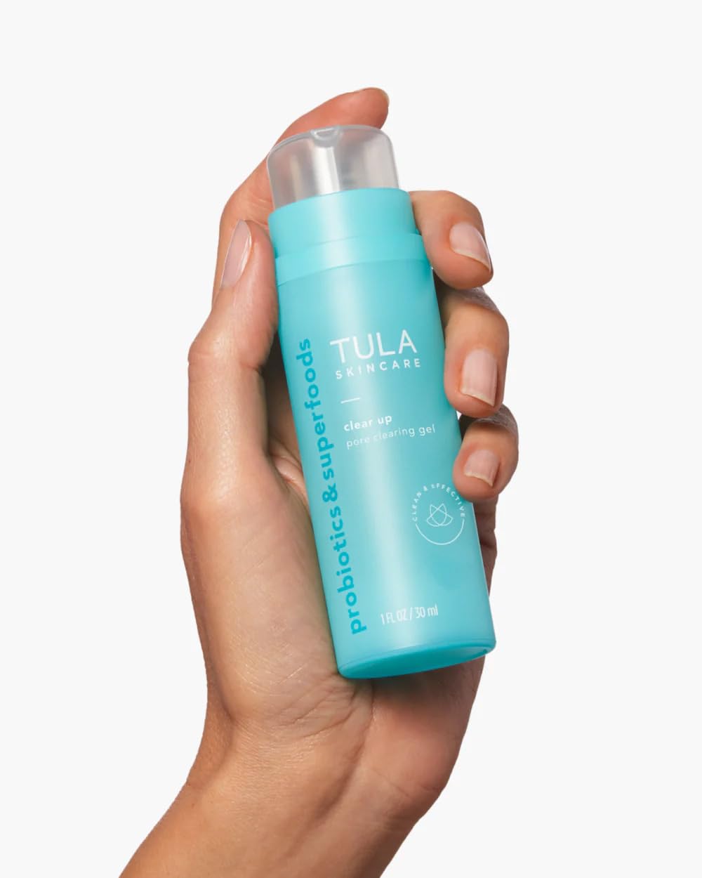 TULA Skin Care Clear Up - Pore Clearing Gel, Facial Serum, Salicylic and Azelaic Acid, Niacinamide, Clears Skin, Exfoliates, Improves Skin Smoothness