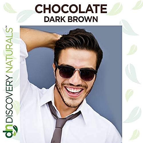 Chocolate Dark Brown Henna Hair Color For All Kit | 100% All Natural Hair Dye & Beard Dye Powder Kit Organic, Herbal & Vegan Chemical & Cruelty Free
