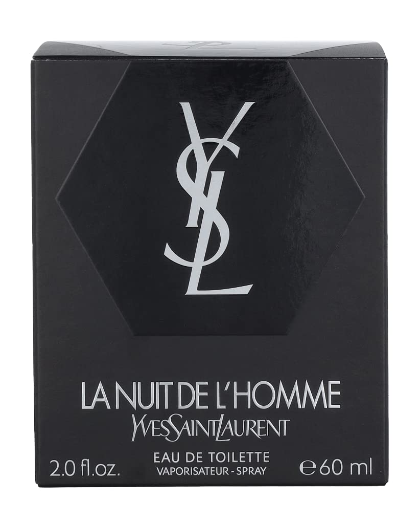 Yves Saint Laurent La Nuit Da L'homme Eau de Toilette Spray for Men, 2 oz