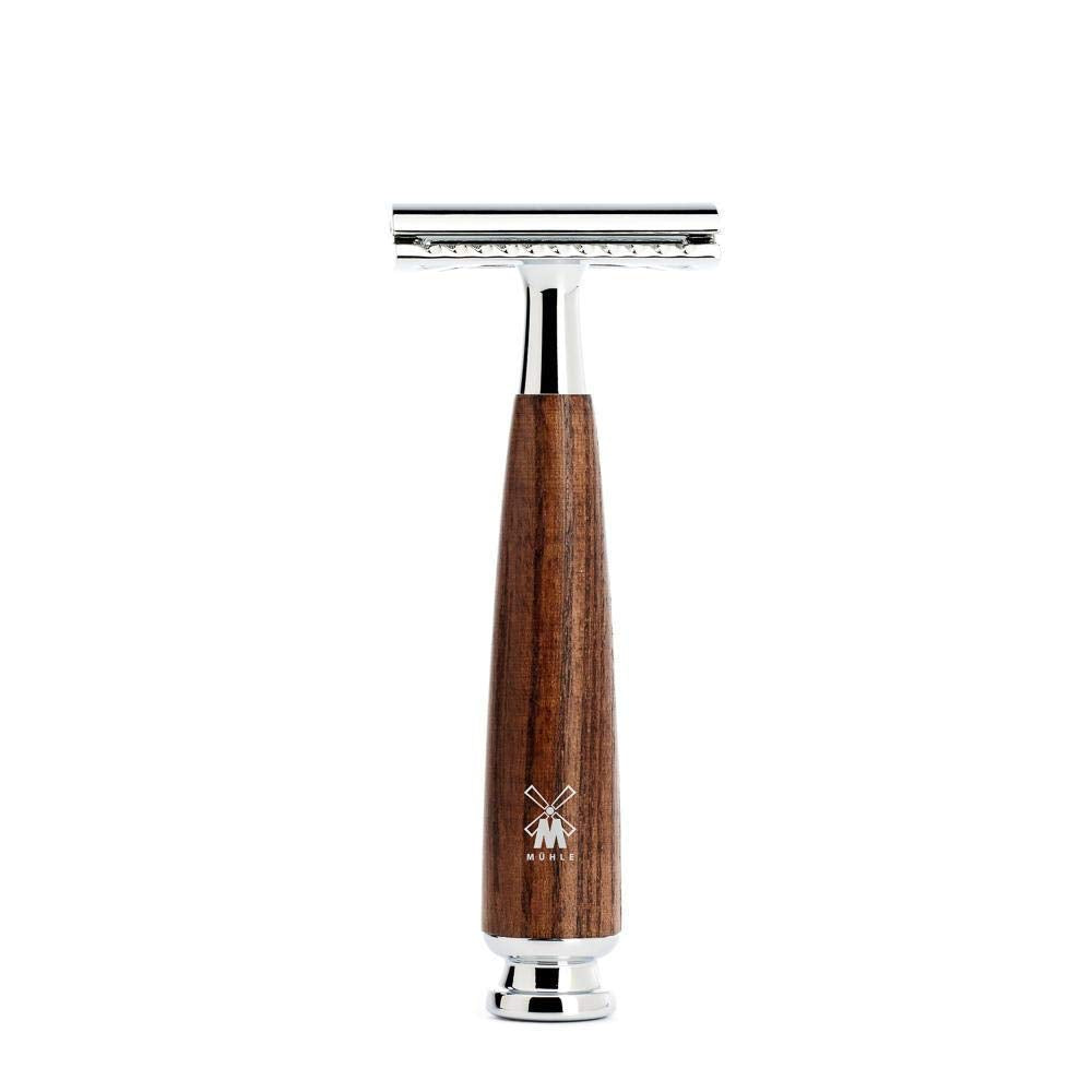 MÜHLE RYTMO Shaving Kit for Men, Steamed Ash Wet Shave Grooming Set 4-Piece Beauty and Personal Care MÜHLE