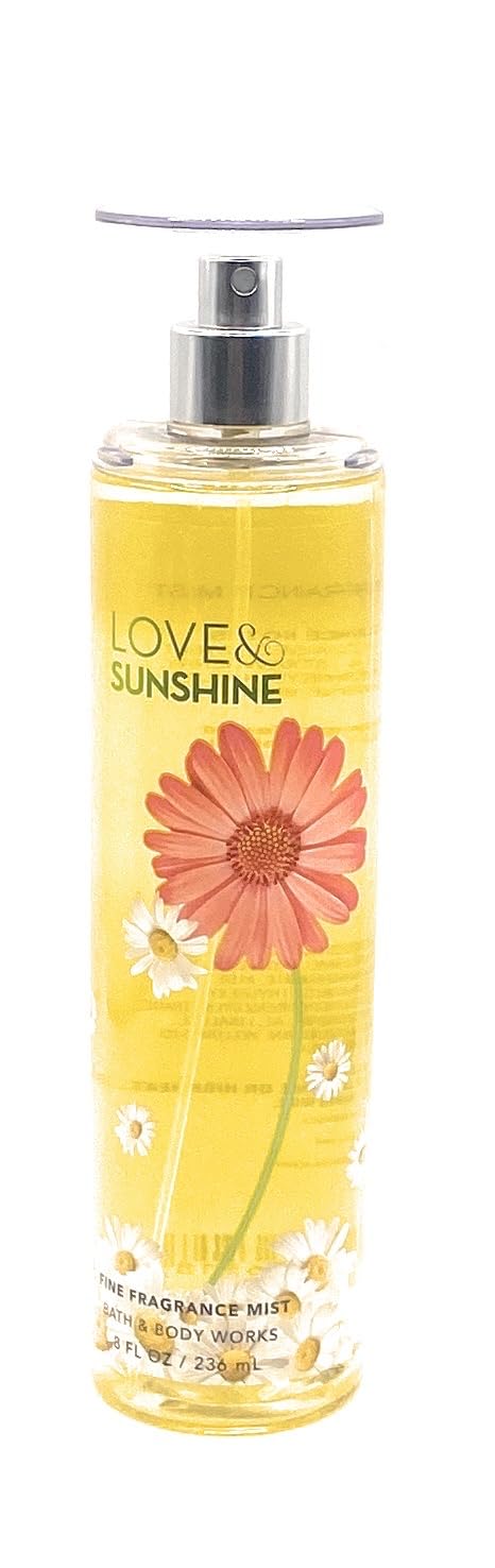 Bath & Body Works Love and Sunshine Fine Fragrance Mist 8 Fluid Ounce