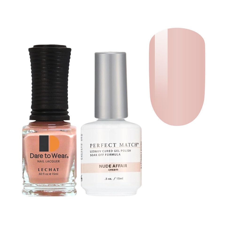 LeChat Perfect Match Gel Polish, Nude Affair, 0.5 fluid_ounces Beauty & Personal Care LECHAT