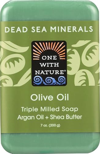 ONE WITH NATURE DEAD SEA BAR SOAP,OLIVE, 7 OZ Beauty & Personal Care One With Nature