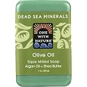 ONE WITH NATURE DEAD SEA BAR SOAP,OLIVE, 7 OZ Beauty & Personal Care One With Nature